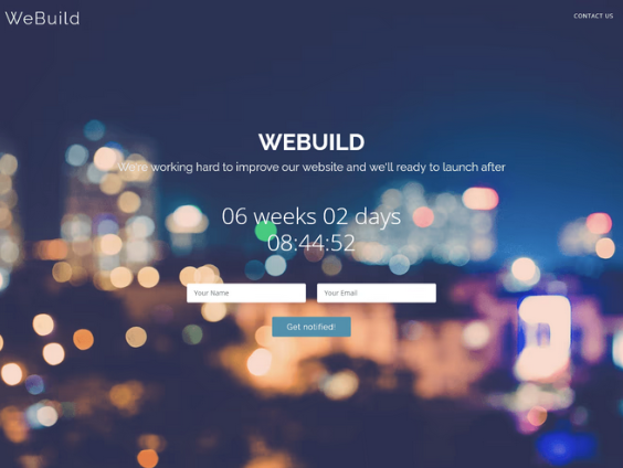 WeBuild Template